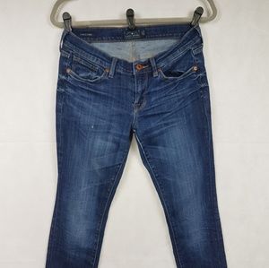Woman's Lucky Brand Ankle Jean's Size 4/27 - Blue